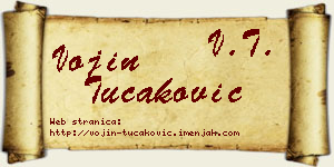 Vojin Tucaković vizit kartica